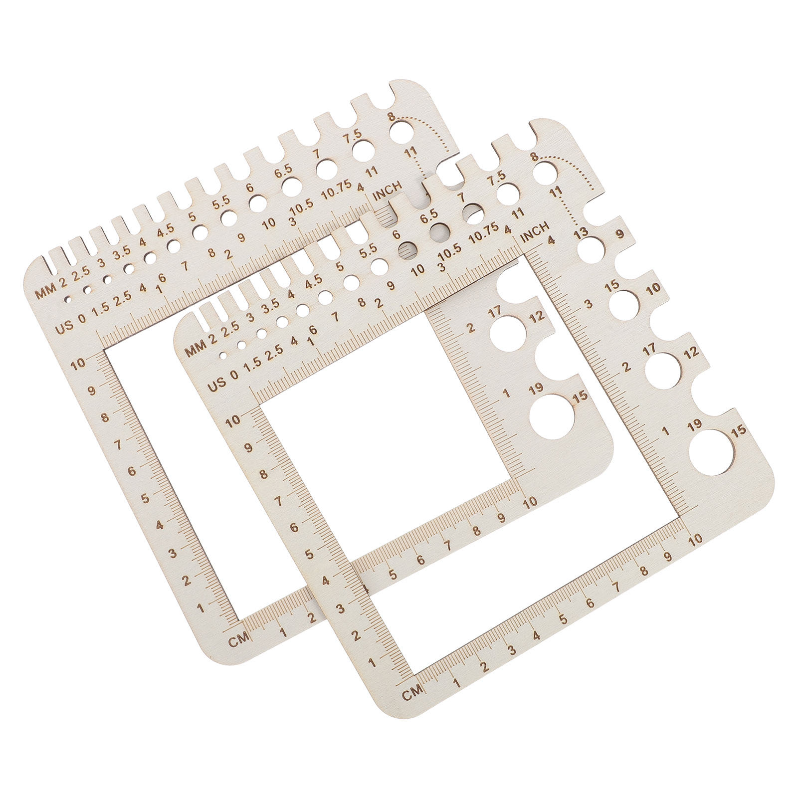 Sewing Gauge Ruler - 2 peças de régua de medição