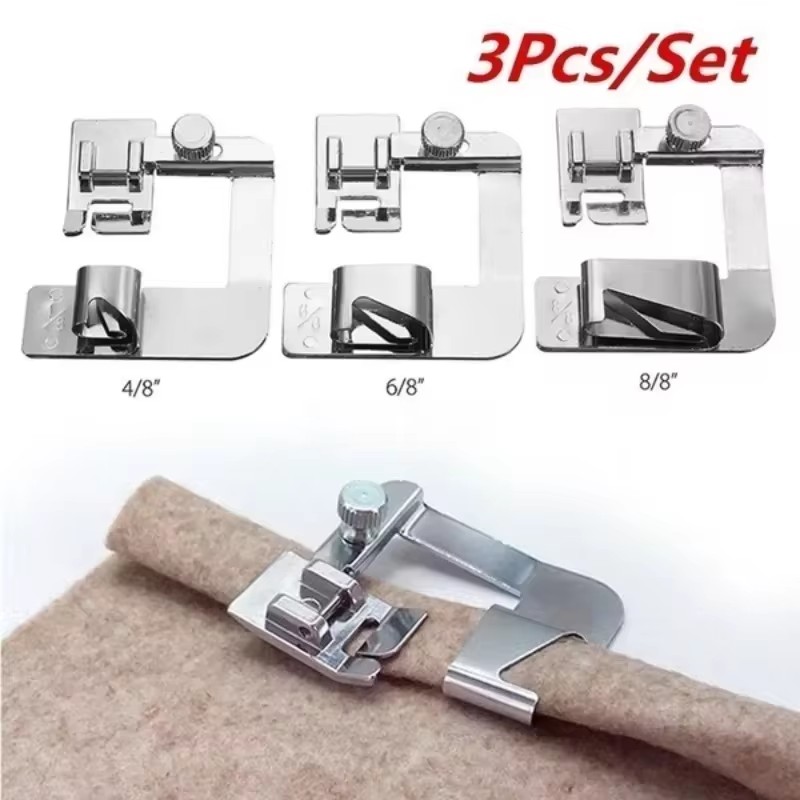 Sewing Gauge Ruler - Conjunto de Pés Calcadores para Costura