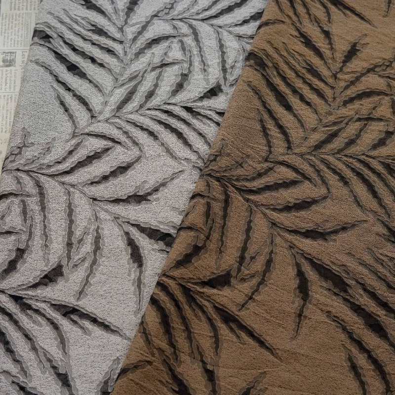 Vintage Sewing Textile - Tecido Jacquard Vintage 3D com Relevo