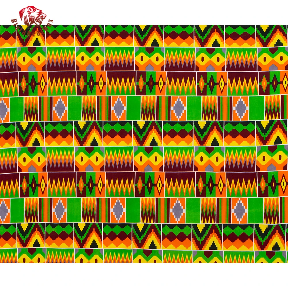 Tecido de algodão africano cor - Sewing Batik Fabric avaliação e preço