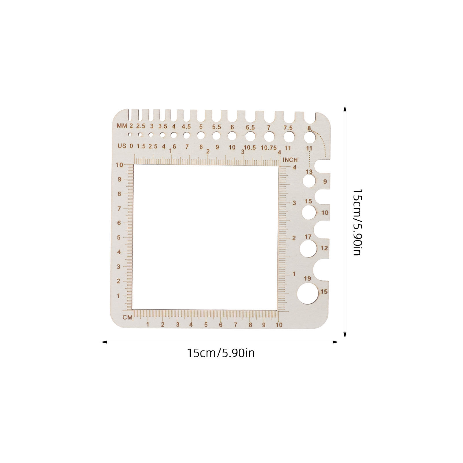 2 peças de régua de medição pa - Sewing Gauge Ruler avaliação e preço